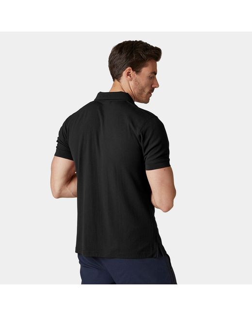 Helly Hansen Black Riftline Polo for men