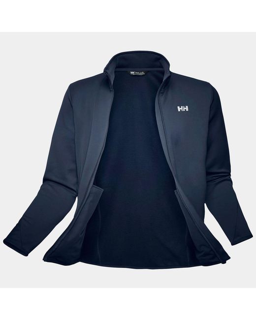 Helly Hansen Blue Alpha Zero Fleece Outdoor Jacket for men