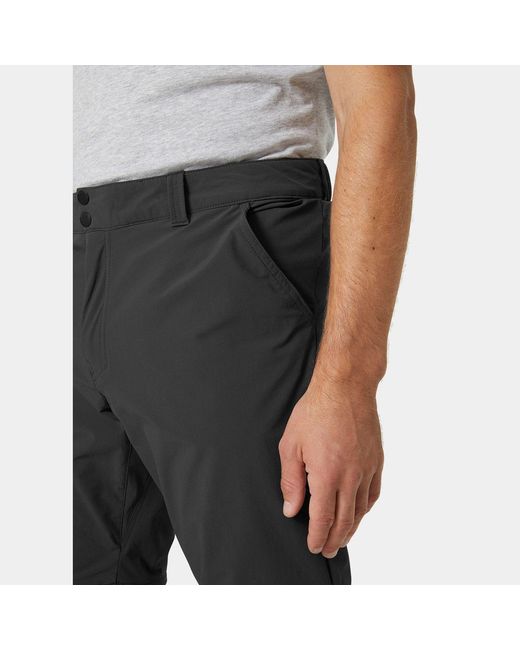 Helly Hansen Gray Brono Softshell Zip Off Trousers for men