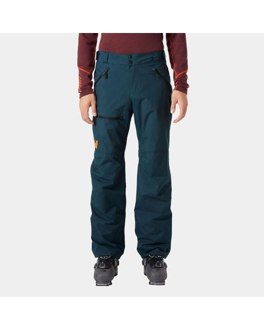 Helly Hansen Sogn Insulated Cargo Ski Pants Blue for men