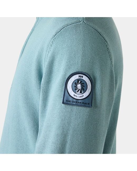 Helly Hansen Blue The Ocean Race Half-Zip Sweater