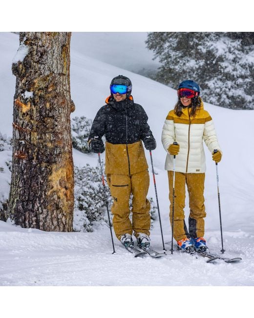 Giacca Da Sci Uomo Powderface Con Cappuccio Marrone di Helly Hansen in Black da Uomo