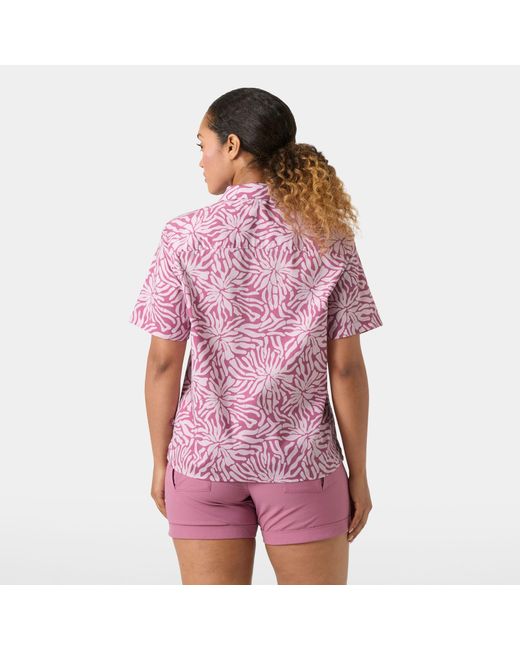 Helly Hansen Red Holmen Short Sleeve Shirt