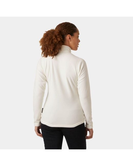 Helly Hansen White Daybreaker Fleece Jacket With Zip