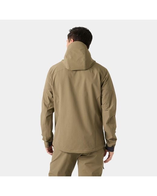 Blaze Hooded Softshell Giacca di Helly Hansen in Green da Uomo