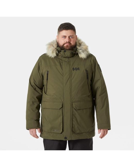Helly Hansen Green Reine Winter Parka for men