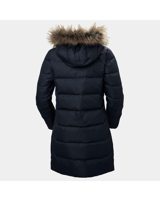 Helly Hansen Blue Aden Down Long Parka