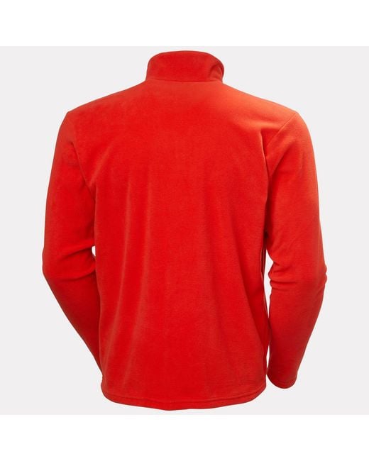 Helly Hansen Red Daybreaker Half-Zip Fleece for men