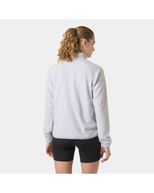 Helly Hansen Purple Rig Fleece Half-Zip Jacket