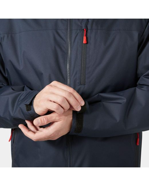 Helly Hansen Blue Crew Hooded Pile Jacket for men
