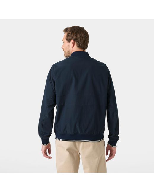 Helly Hansen Blue Marine Bomber Jacket for men