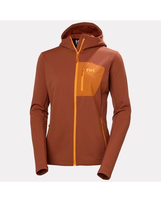 Helly Hansen Brown Versalite Hooded Fleece Jacket