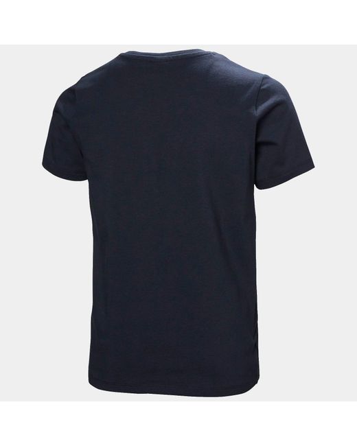Hh Graphic T-Shirt Adolescent Bleu Marine Helly Hansen en coloris Blue