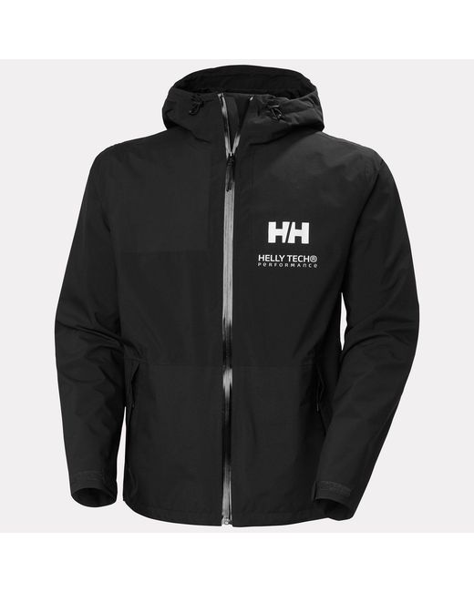 Helly Hansen Black Ace Rain Jacket for men