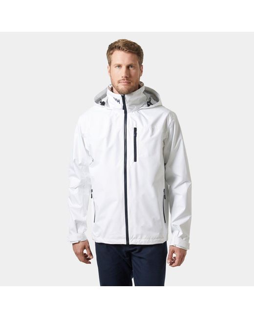 Helly Hansen Crew hooded sailing jacket 2.0 in White für Herren