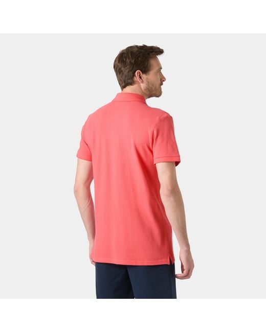 Helly Hansen Red Hudson Polo for men