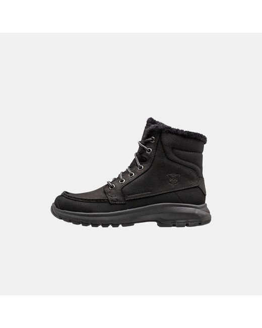Helly Hansen Black Garibaldi V3 Waterproof Leather Boots for men
