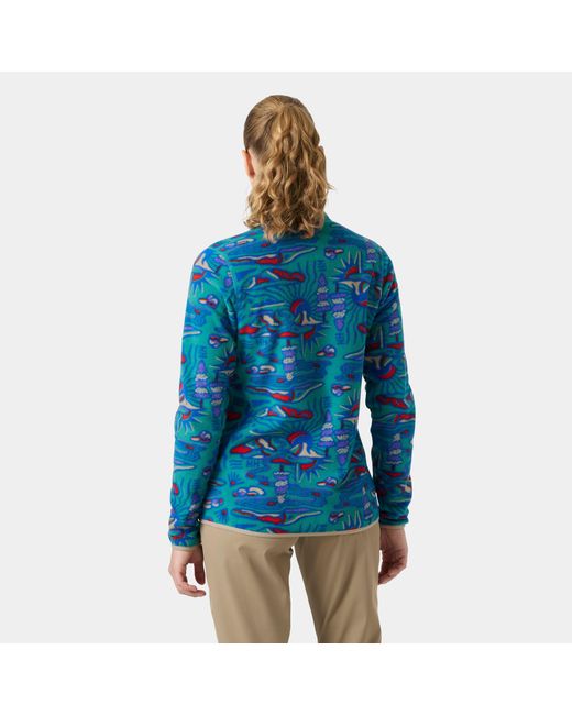 Helly Hansen Blue Maridalen Printed Fleece