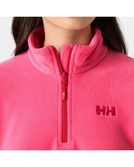 Helly Hansen Red Daybreaker Half-Zip Fleece
