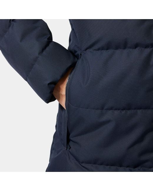 Helly Hansen Blue Aden Down Long Parka