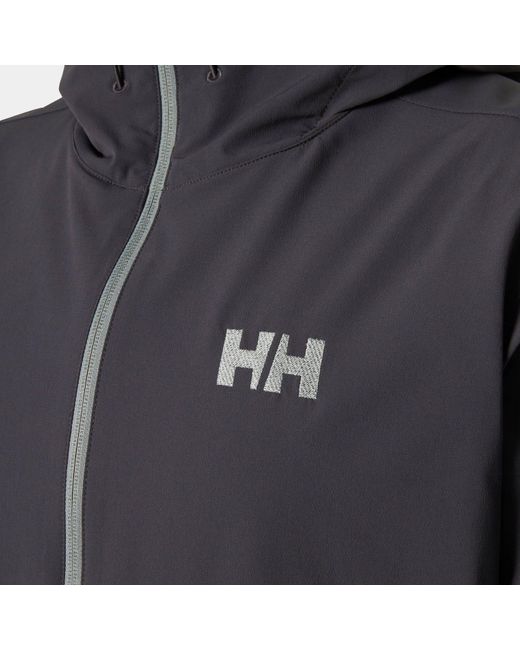 Helly Hansen Gray Blaze Hooded Softshell Jacket for men