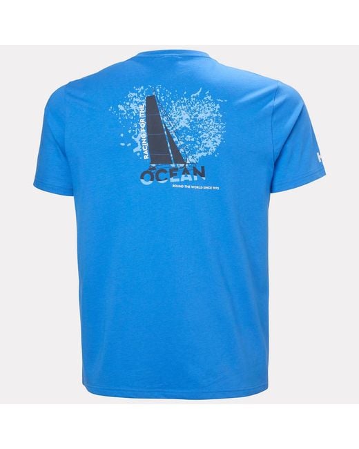 Helly Hansen Blue The Ocean Race T-Shirt for men