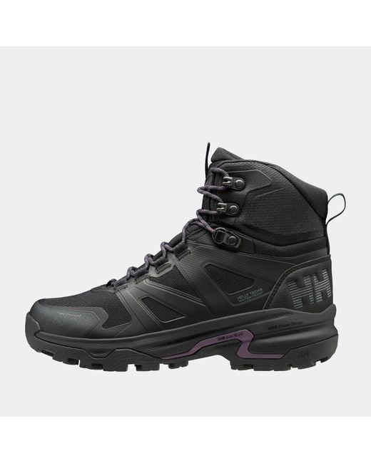 Helly Hansen Black Ascender Mid Helly Tech Waterproof Hiking Boots