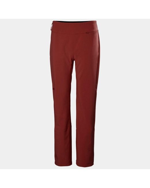 Nora Softshell Pants Mujer Helly Hansen de hombre de color Red