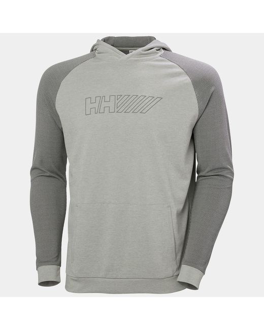 Helly Hansen Gray Lifa Tech Lite Pullover Hood 2.0 for men