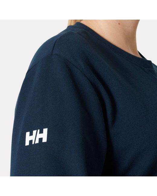 Helly Hansen Blue Crew Cotton Sweatshirt