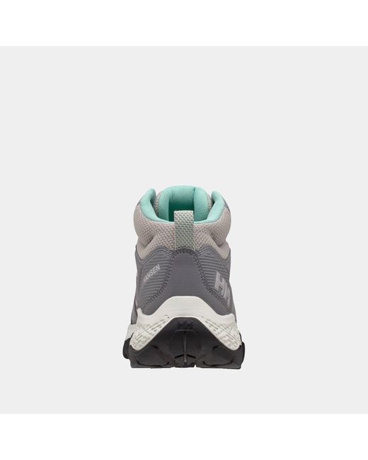 Helly Hansen Gray Switchback Mid 3 Helly Tech Hiking Boots for men