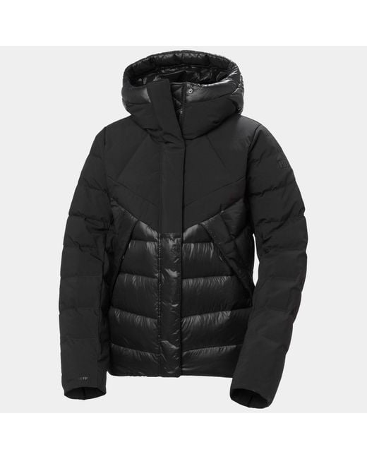 Winter Bliss Down Jacket Mujer Helly Hansen de color Black