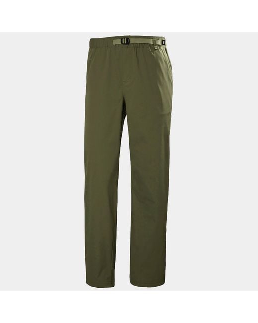Helly Hansen Green Holmen Relaxed Trousers for men