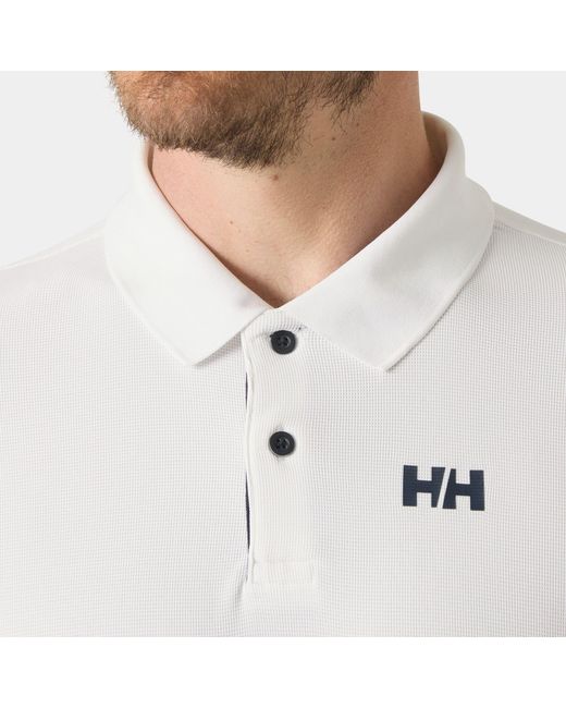 Helly Hansen White Ocean Polo 2.0 for men