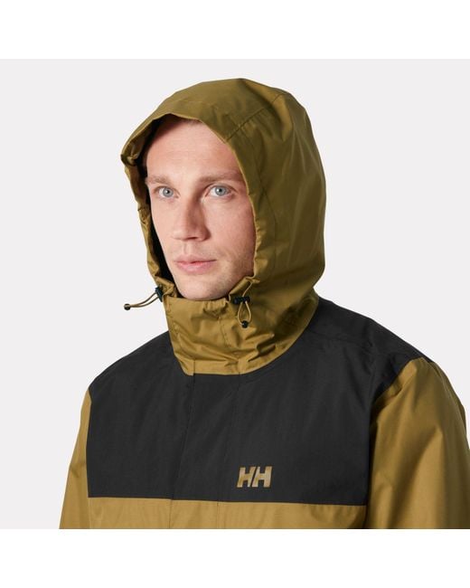 Helly Hansen Green Vancouver Rain Jacket for men