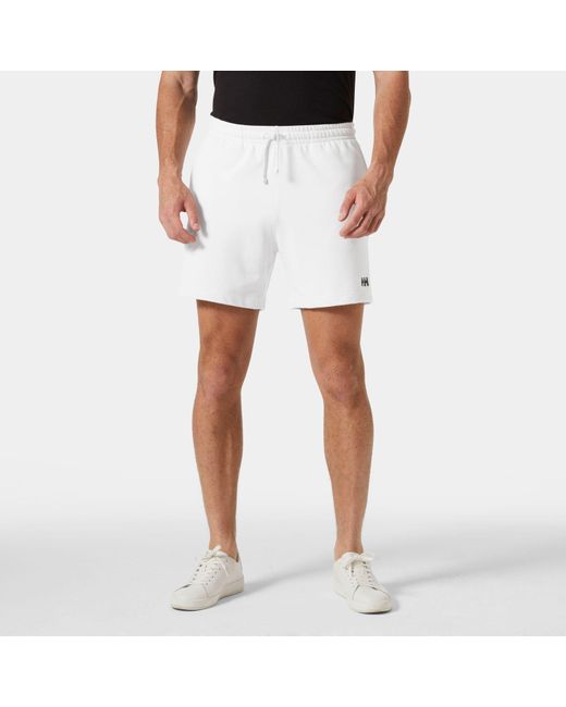 Hh Terry Loop Shorts Hombre Helly Hansen de hombre de color White