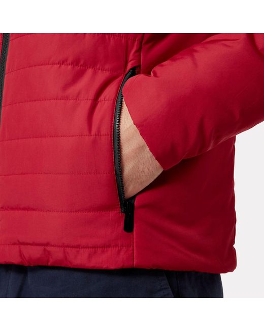 Helly Hansen Red Crew Insulator Sailing Jacket 2.0 for men