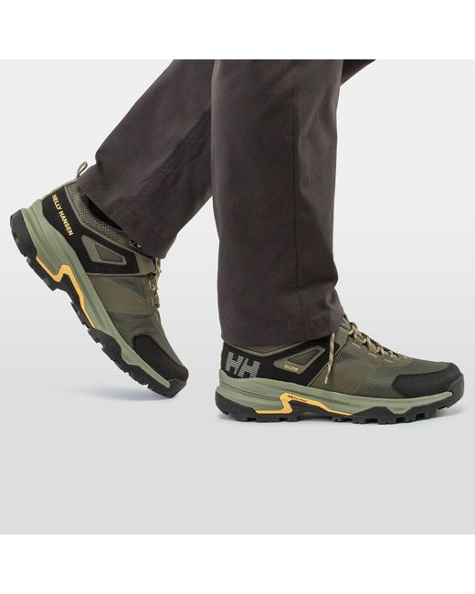 Helly Hansen Green Ascender Low Helly Tech Hiking Shoes for men