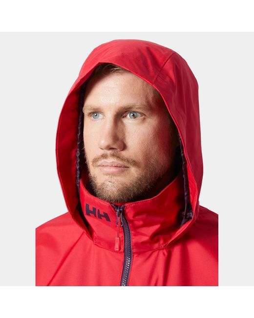 Helly Hansen Red Crew Hooded Jacket 2.0 for men