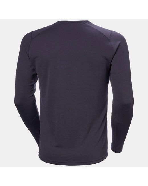 Helly Hansen Purple Lifa Active Crew Warm Base Layer for men