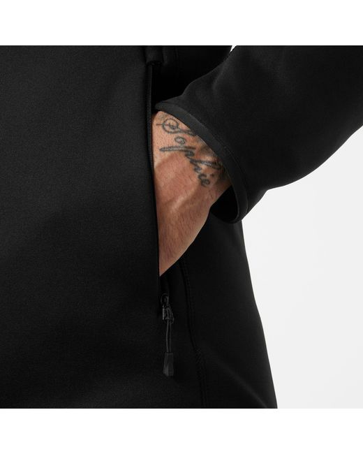 Helly Hansen Black Alpha Zero Fleece Outdoor Jacket for men