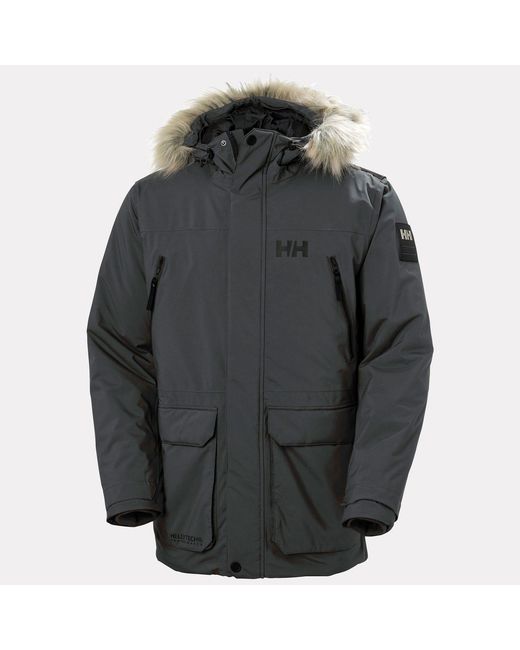 Helly Hansen Gray Reine Winter Parka for men