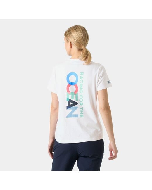 Helly Hansen White The Ocean Race T-Shirt