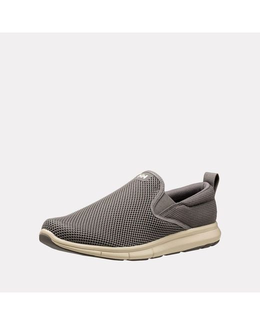 Helly Hansen Gray Ahiga Cushioned Quick-Dry Slipon for men