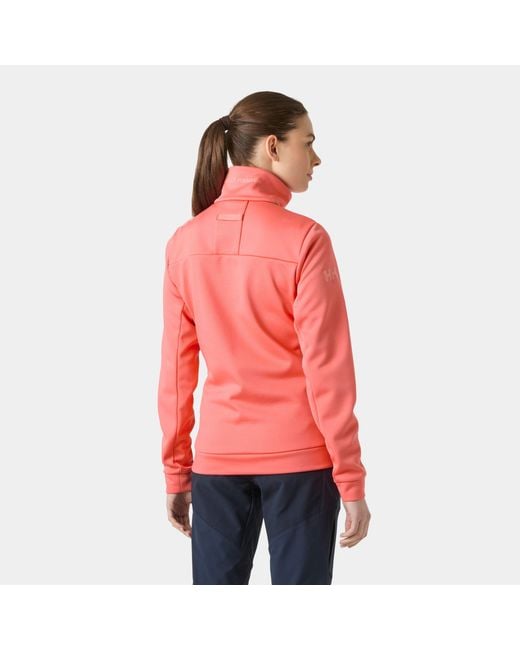 Helly Hansen Red Crew Smooth Slickface Fleece Jacket