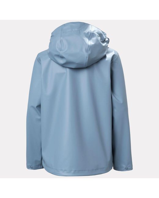 Helly Hansen Blue Junior's Moss Classic Helox Rain Jacket