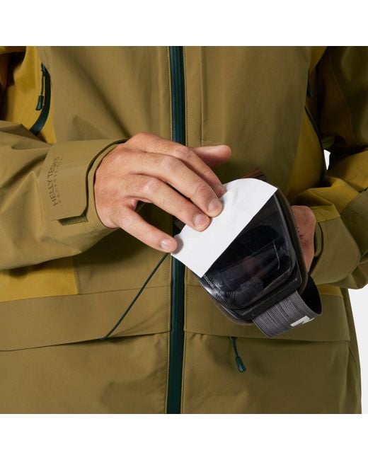 Helly Hansen Green Sogn Tinden Shell Jacket for men