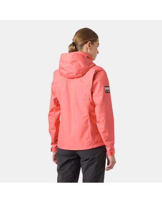 Crew Hooded Giacca Da Vela 2.0 Rosa di Helly Hansen in Red