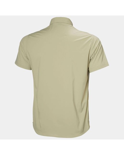 Helly Hansen Green Tofino Solen Short Sleeve Shirt for men