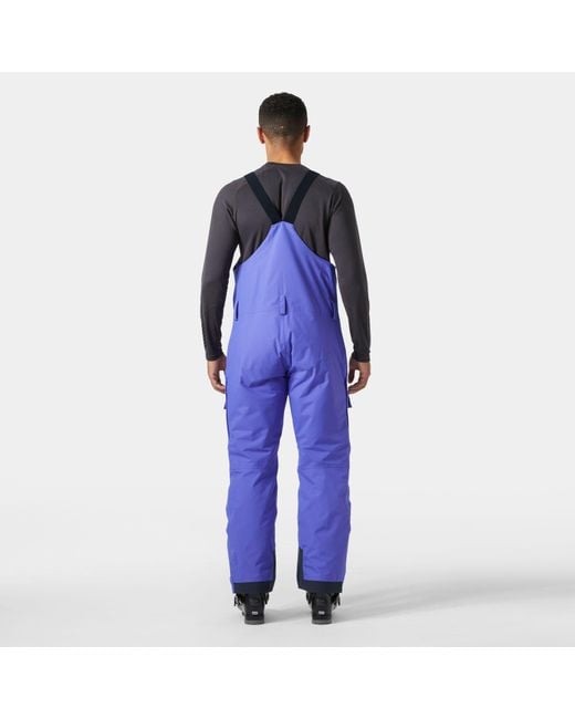 Helly Hansen Blue Sogn Bib Cargo Ski Trousers for men